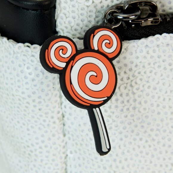 Loungefly Disney Limited Ed Minnie Mouse Ghost Glow in Dark Sequin Mini Backpack main image 6